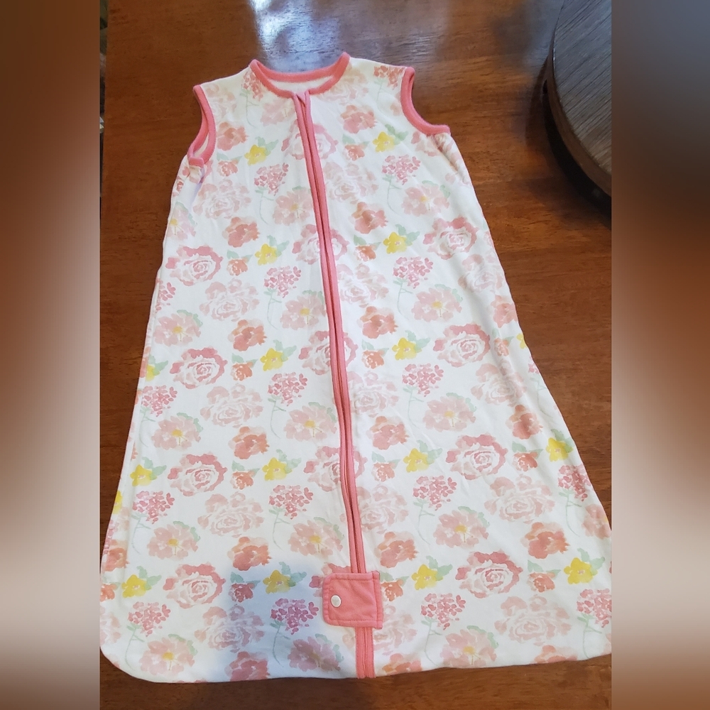 Burt's Bees Baby Floral Sleep Sack - Pink and Yellow